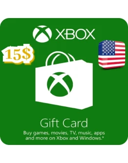 КАРТА ПОПОЛНЕНИЯ БАЛАНСА XBOX 15 USD США