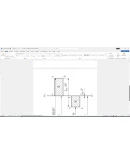 Расчет посадки с зазором 105H9/h8 в Word со схемой