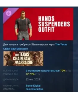 The Texas Chain Saw Massacre - Hands Suspenders Outfit