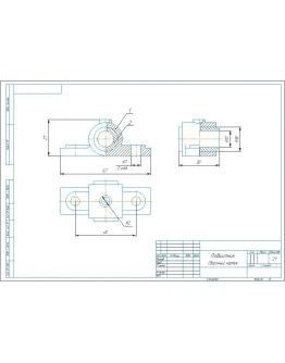 Чертеж и 3D модели изделия 