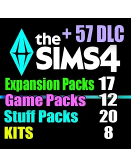 SIMS 4 + 57 DLC (17 допов12 наборов20 кат.8 компл.) SIMS 4 + 57 DLC (17 допов12 наборов20 кат.8 компл.)