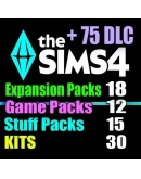SIMS 4 + 75 DLC (18 допов12 наборов15 кат.30 компл.)