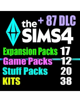 SIMS 4 + 87 DLC (17 допов12 наборов20 кат.38 компл.)