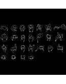 Библиотека блоков AutoCAD Более 10000 DWG 2D