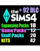 SIMS 4 + 92 DLC (18 допов12 наборов20 кат.42 компл.)