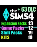 SIMS 4 + 63 DLC (13 допов12 наборов19 кат.19 компл.)