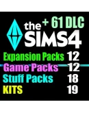 SIMS 4 + 61 DLC (12 доп12 наб18 кат19 ком) на 1 мес