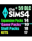 SIMS 4 + 59 DLC (14 доп10 наб18 кат17 ком) на 1 мес