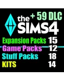 SIMS 4 + 59 DLC (15 допов12 наборов18 кат.14 компл.)
