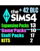 SIMS 4 + 42 DLC (13 допов10 наборов17 кат.2 компл.)