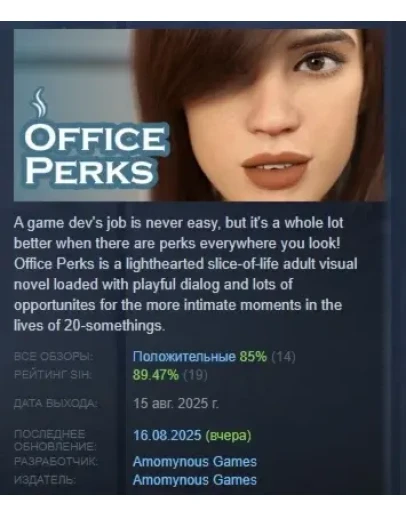 Office Perks АВТОДОСТАВКА STEAM РОССИЯ