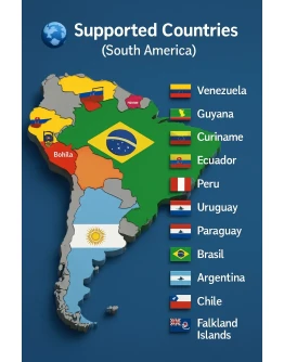 Apple ID Бразилия + Аргентина + Чили + Другие Без 2FA