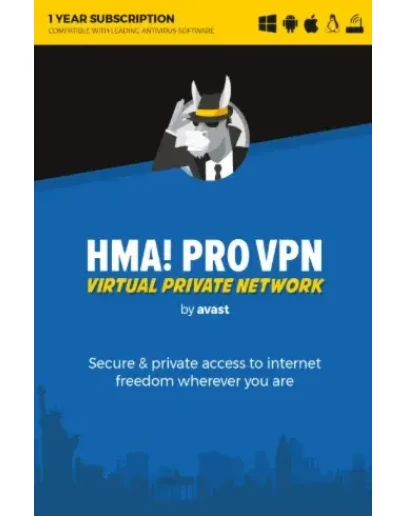 HMA! Pro VPN на 5 устройств, 1 год для нескольких уст