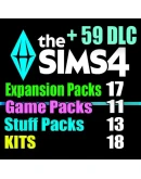 SIMS 4 + 59 DLC (17 доп11 наб13 кат18 ком) на 1 мес