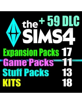 SIMS 4 + 59 DLC (17 допов11 наборов13 кат.18 компл.)