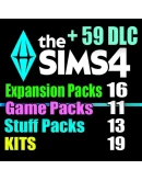 SIMS 4 + 59 DLC (16 доп11 наб13 кат19 ком) на 1 мес