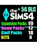 SIMS 4 + 56 DLC (19 доп12 наб18 кат8 ком) на 1 мес