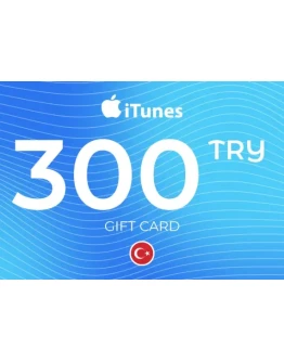 Подарочная карта Apple iTunes 300 TRY Турция