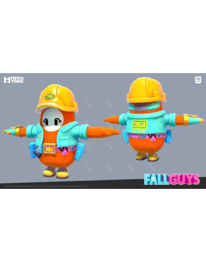Fall Guys - Digi CostumeFresh New Fall Guys - Digi CostumeFresh New