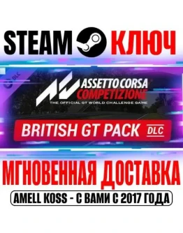 Assetto Corsa Competizione British GT Pack Steam Ключ