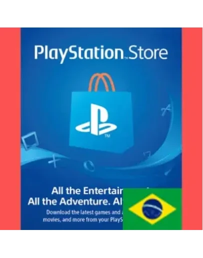 PLAYSTATION ПСН BR 60 BRL КАРТА ПОПОЛНЕНИЯ БРАЗИЛИЯ
