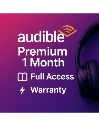 Audible Premium 1 Месяц Полный доступ готовый