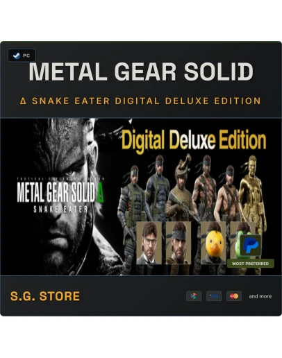 METAL GEAR SOLID: SNAKE EATER Deluxe E Steam Offline