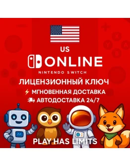 Nintendo Switch Online - 12 месяцев подписки US