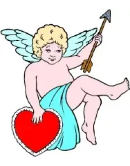 Амурчик. Векторное изображение.