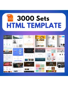 3000+ Премиальный набор шаблонов HTML, CSS и JS