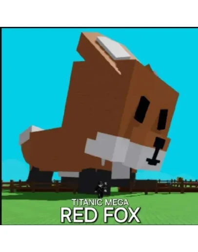 Мега Титанический Красный Лис (80кг+) Grow a Garden