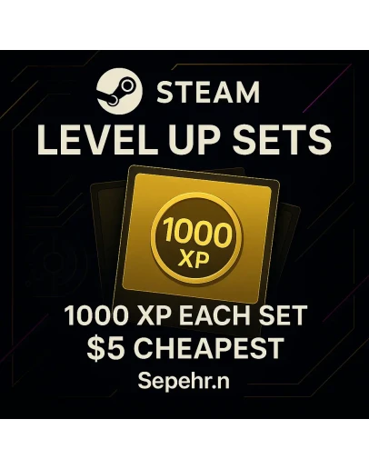 Повышение уровня Steam 1000 XP
