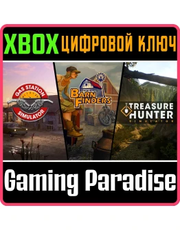 GAS STATION SIMULATOR + BARN FINDERS + TREASURE HUNTER