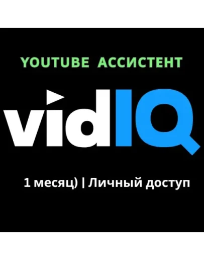 vidIQ YouTube Ассистент (1 месяц) Личный доступ