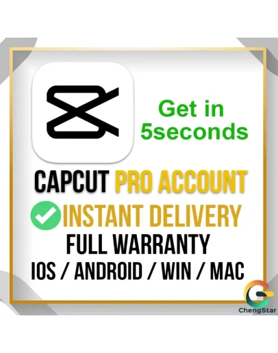 Аккаунт CAPCUT PRO МГНОВЕННАЯ ДОСТАВКА 30/90/365 дней