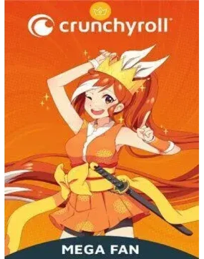 CRUNCHYROLL.com Mega Fan подписка на 10 месяцев