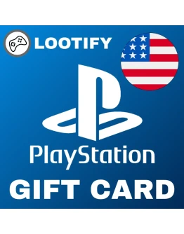 PlayStation Gift Card 10/25/50/100 USD США
