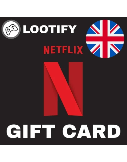 NETFLIX Gift Card 25/50/100 GBP Великобритания