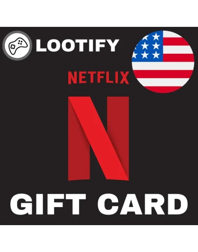 NETFLIX Gift Card 25/50/100 USD США