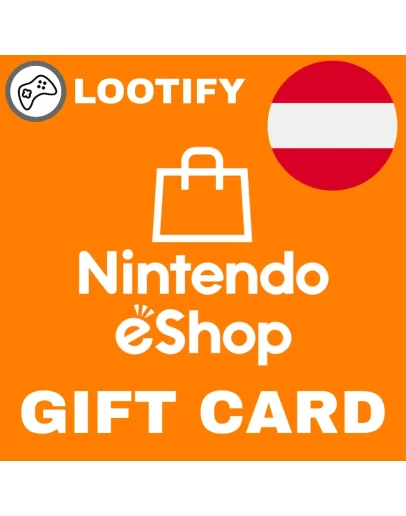 Nintendo Gift Card eShop 15/50/100 EUR Австрия