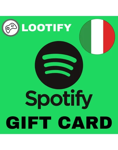 Spotify Gift Card 10/30/60 EUR Италия