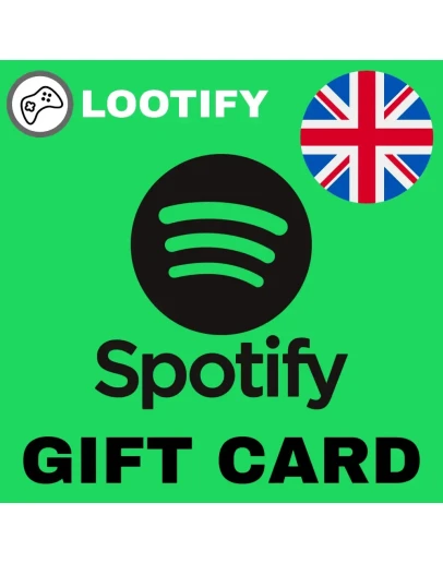 Spotify Gift Card 10/30/60 GBP Великобритания