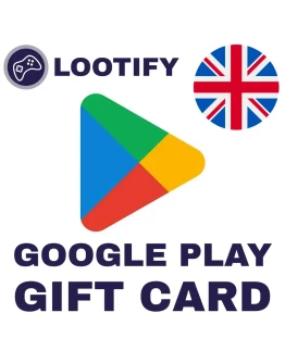 Google Play Gift Card 5/10/25/50/100 GBP UK
