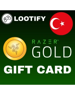 Razer Gold Gift Card 5/25/50/100/500 TRY Турция