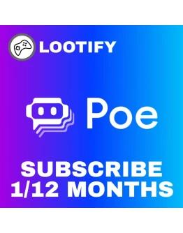 POE AI Подписка 1/12 Месяцев на Ваш Аккаунт