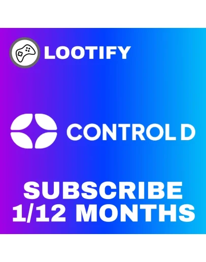 Control D 1-12 Месяцев Подписка на Ваш аккаунт!