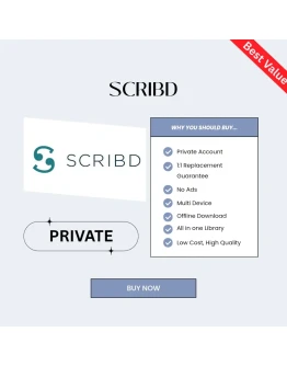 SCRIBD PREMIUM PRIVATE 1 МЕСЯЦ 30 ДНЕЙ
