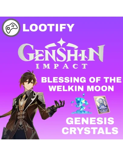 Genshin Impact по ID Кристаллы &amp Луна Донат