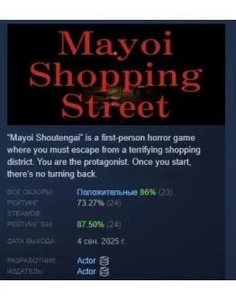 Mayoi Shopping Street АВТОДОСТАВКА STEAM РОССИЯ