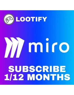 Miro Подписка 1/12 месяцев на Ваш Аккаунт Miro Подписка 1/12 месяцев на Ваш Аккаунт